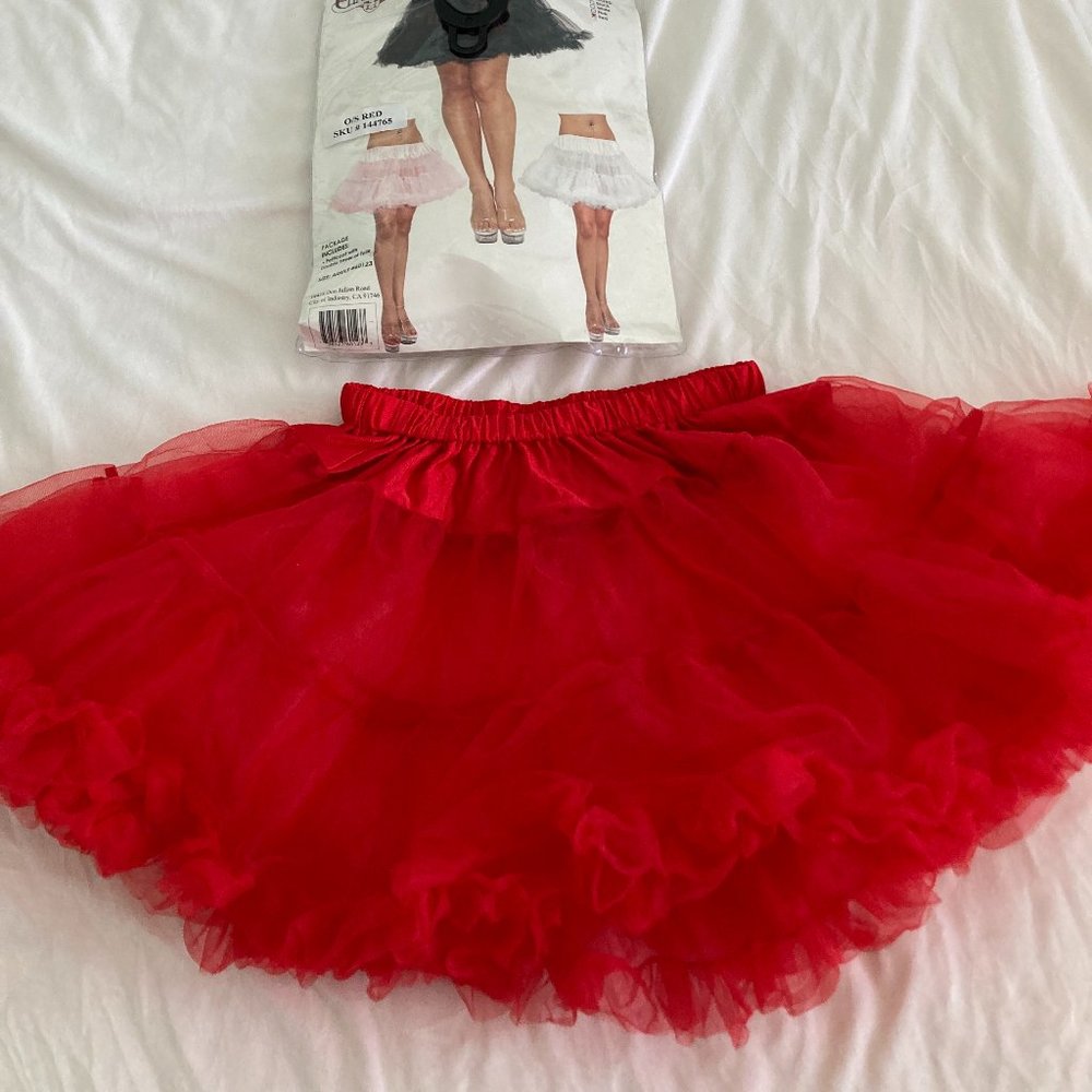 Red Charades - one size adult